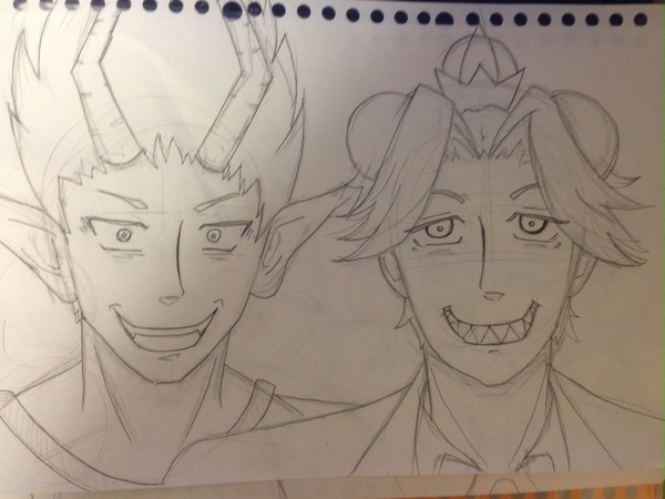落書きアザゼル ベルゼブブ