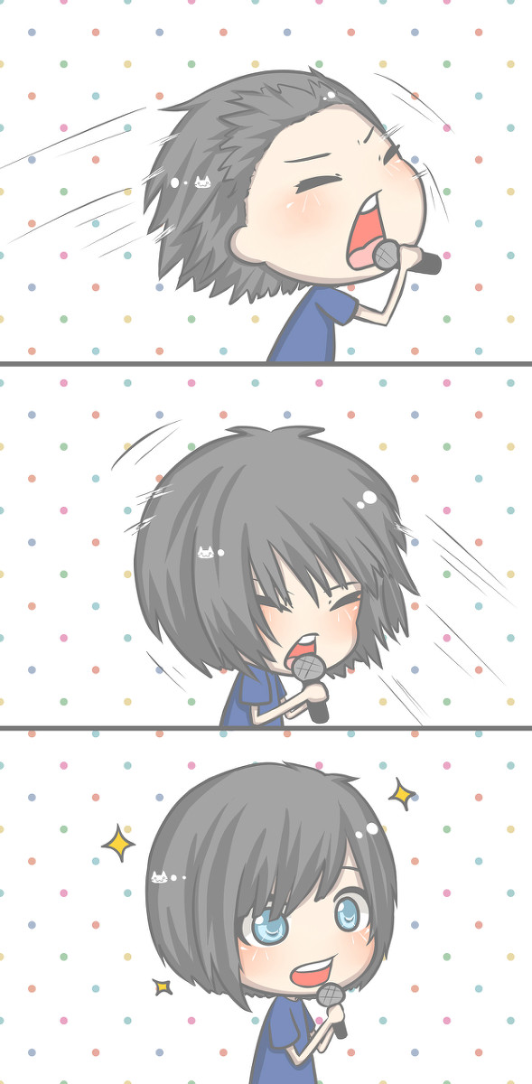 ピコさんの髪の毛