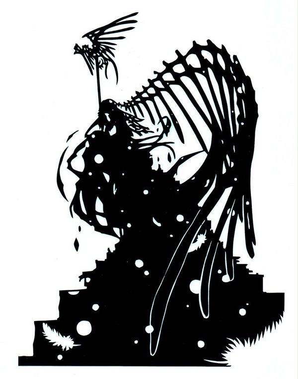 [切り絵] 死神