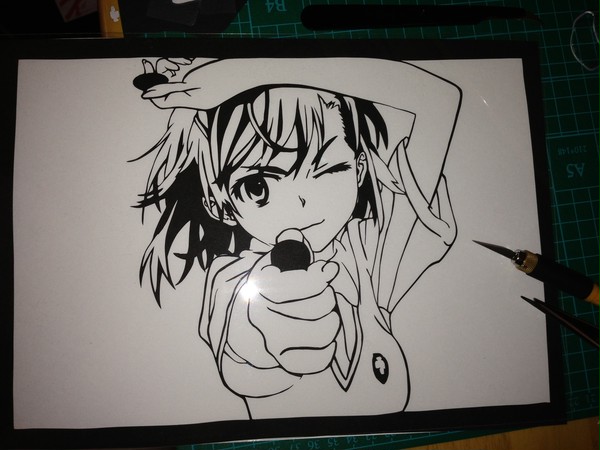 美琴＠切り絵