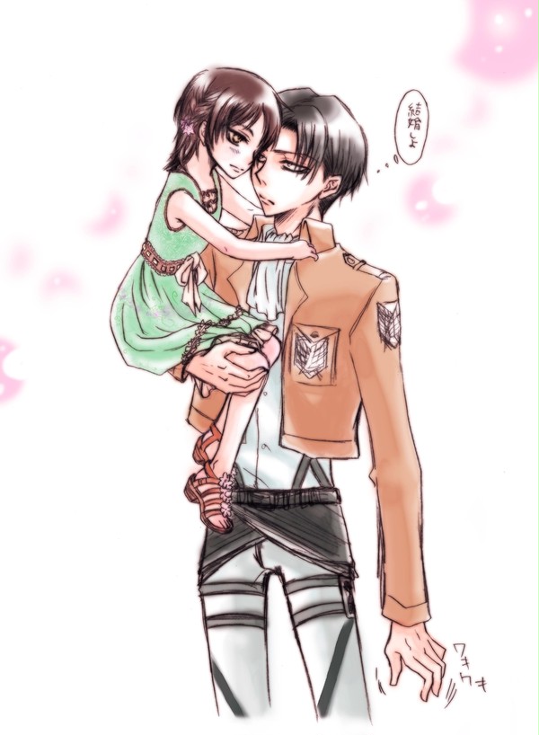 【リヴァエレ♀】リヴァイ兵長と子エレン【三次創作】