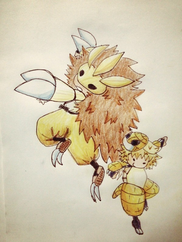 [ポケモン擬人化]じめんタイプの忍び。
