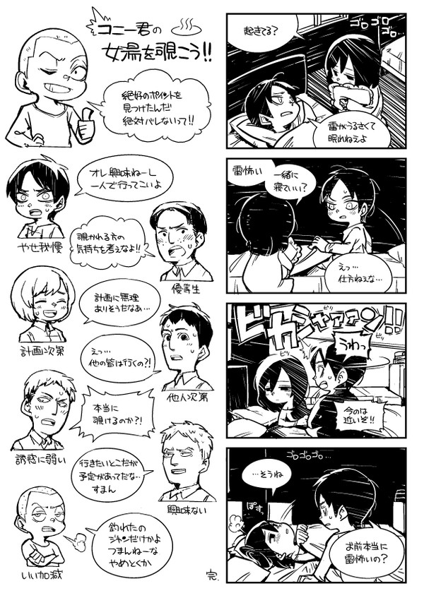 進撃の巨人のミカサとエレン【６】