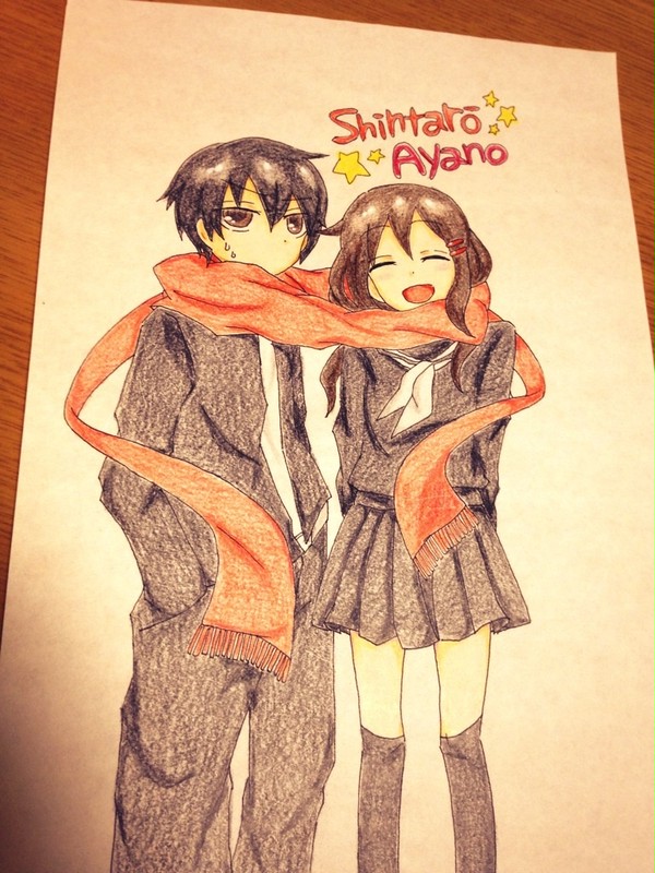 シンタローとアヤノ