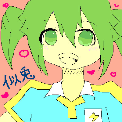 ついったーのアイコン描いた