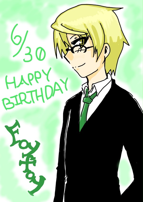 Happy birthday フォイフォイ(・∀・)