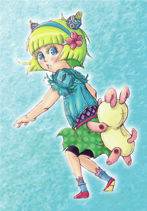 ぬいぐるみの子