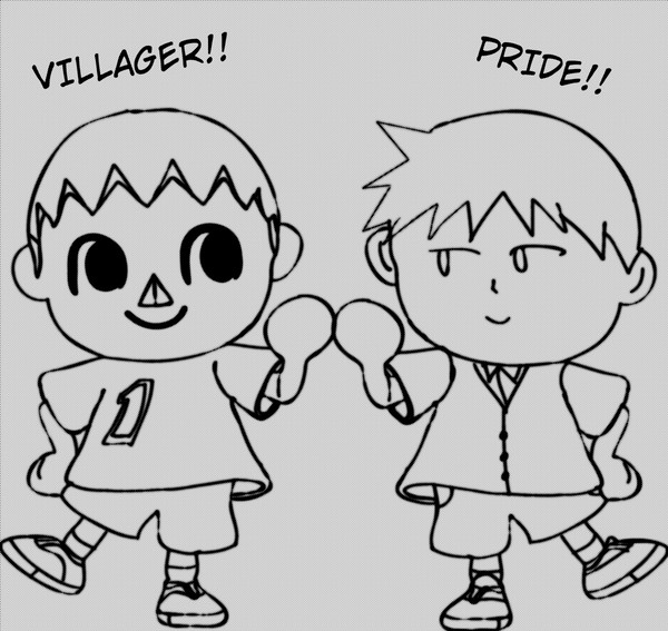 Villager (SSB) & Pride (FMA)
