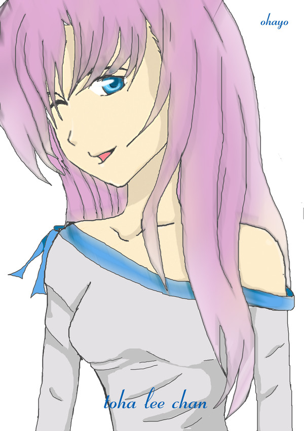 blu eye girl