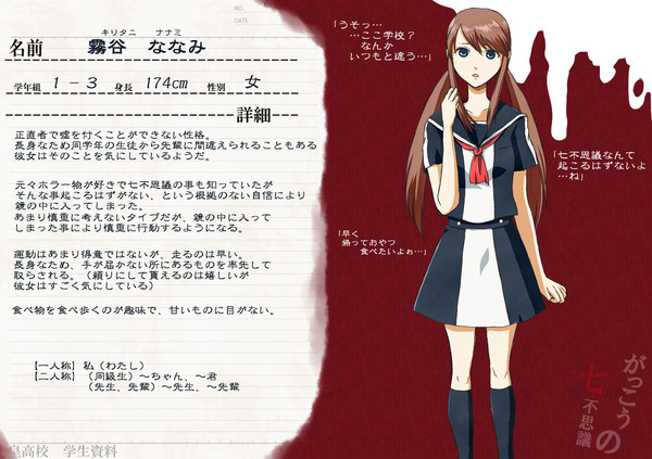 【がくなな】　霧谷　ななみ　【名簿】