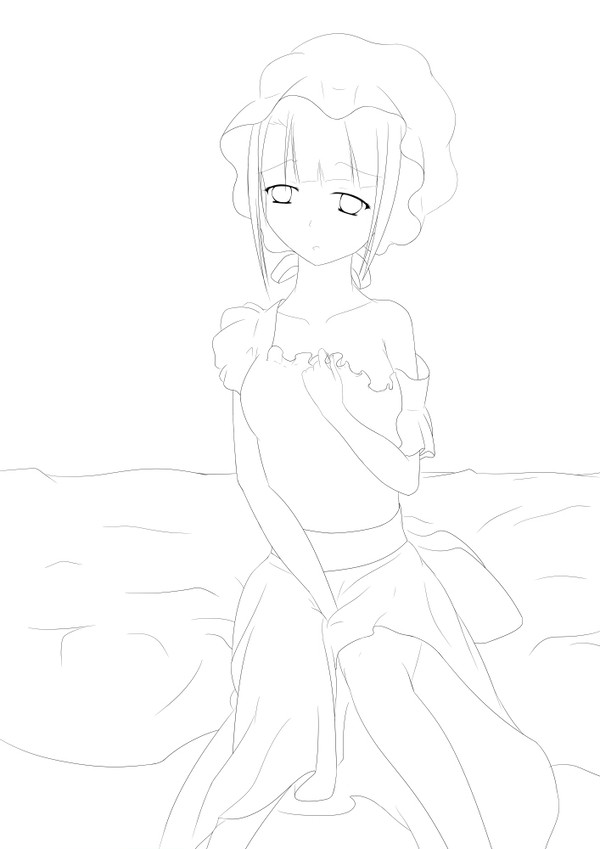 ローザさんをちょっと脱がしてみた