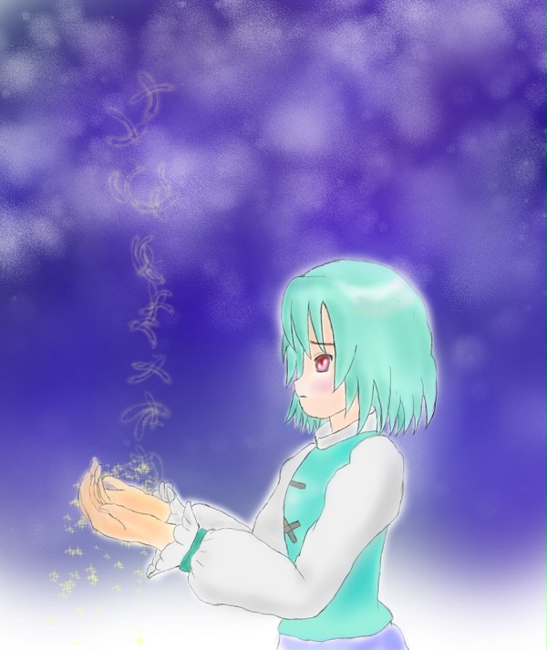 小傘のRAiNY STARSをイメージして描いた