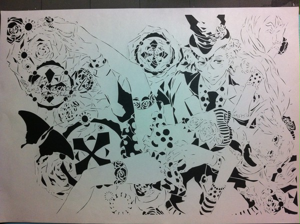 【切り絵】ヨギとツクモ