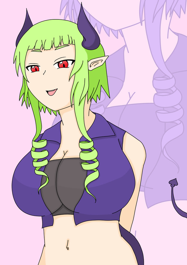 リボルバーさんちの看板娘(イーム)ちゃん描いてみた。