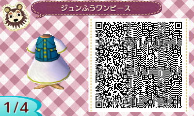【とび森】ジュン風ワンピース【マイデザ】