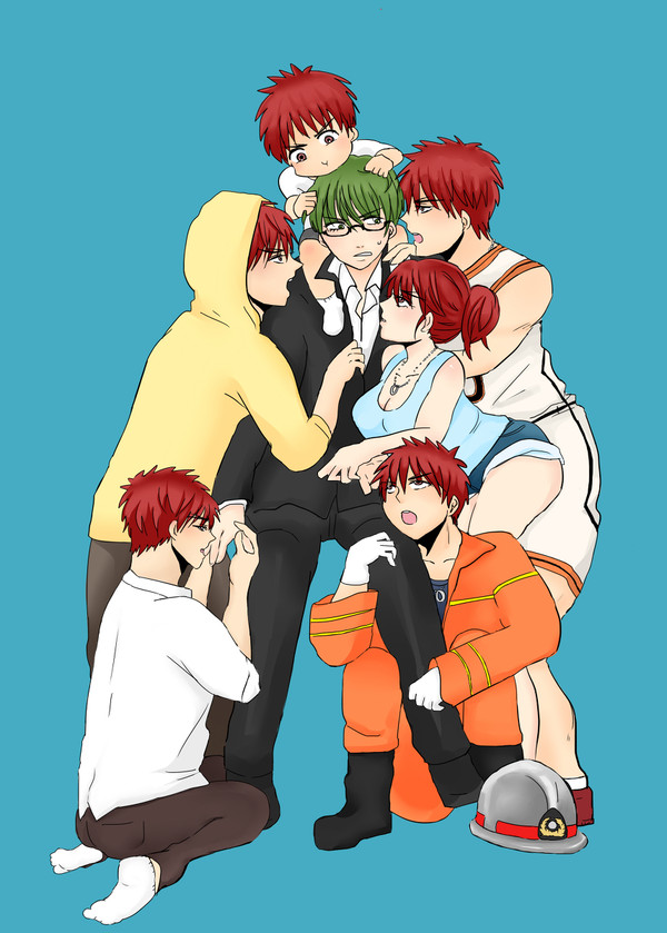 7月7日に7人の火神くんが緑間くんをお祝い