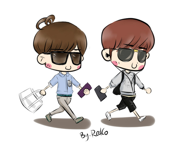 TVXQ in airport