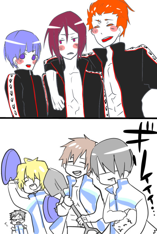 鮫柄組と仲良くする凛くんください