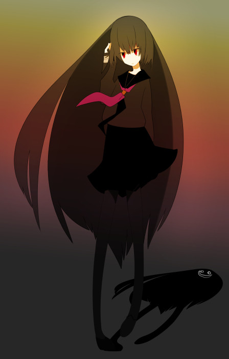 黒髪ロングちゃん
