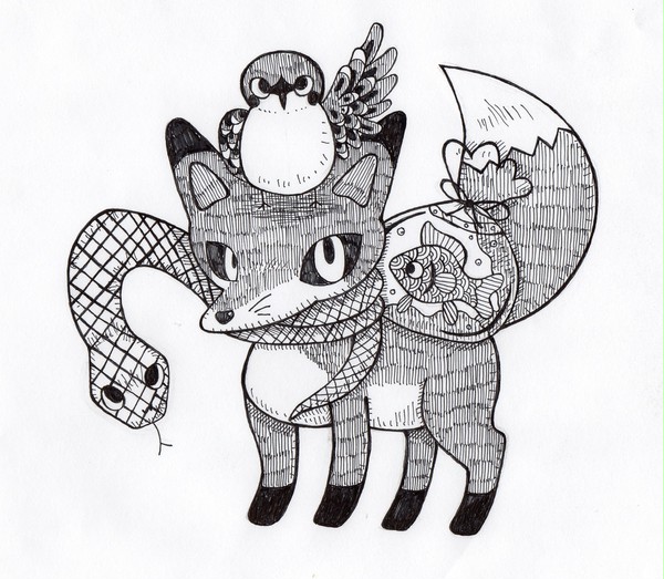 きつねドラゴン