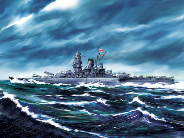沖縄へと向かう大和~伝説の兵器・零戦と大和~2枚目