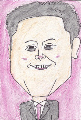 有田哲平の似顔絵