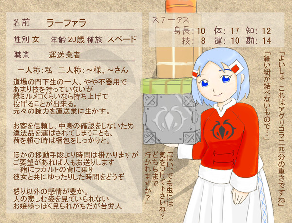【ぴくたびびと】ラーファラ【名簿】