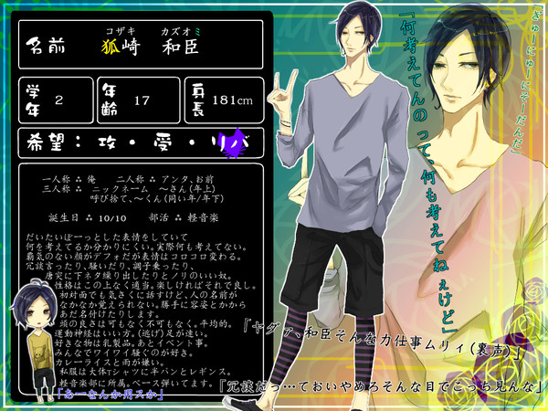 【P-MD】狐崎 和臣【キャラシ】