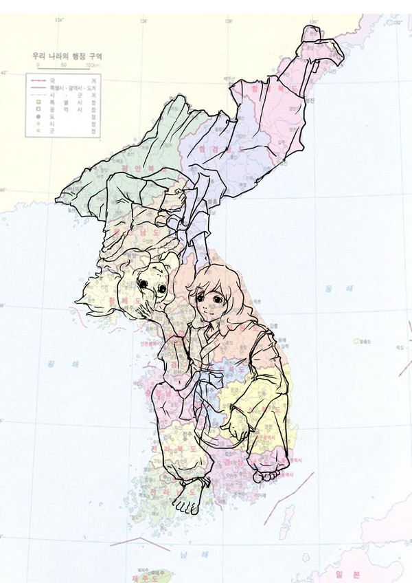 지도 의인화