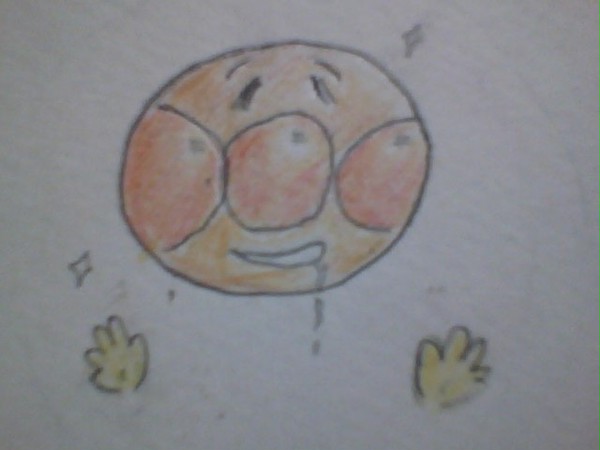【授業中描いてみたシリーズ】あんぱんまーん!