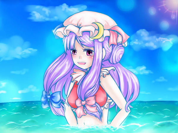 こっちにきて 水が気持ちいいわ
