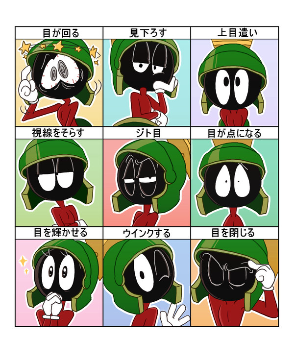 目は口ほどに…