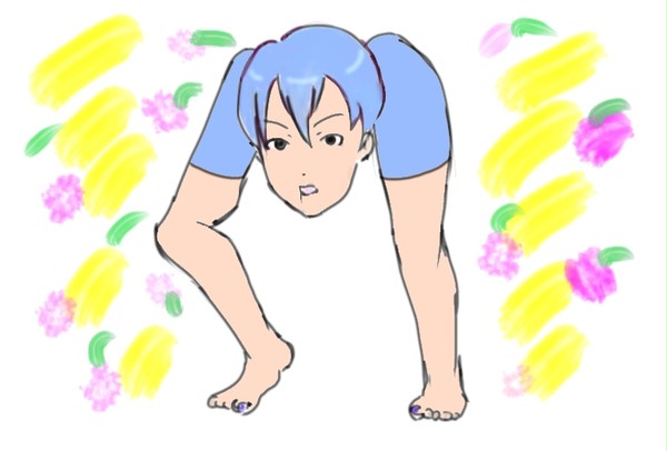 足が生えたよ