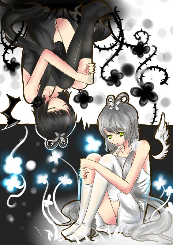 白黒洛天依
