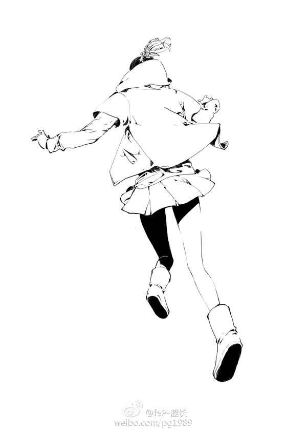 偷个懒画张自己的···好像服装的季节不对头啊····
