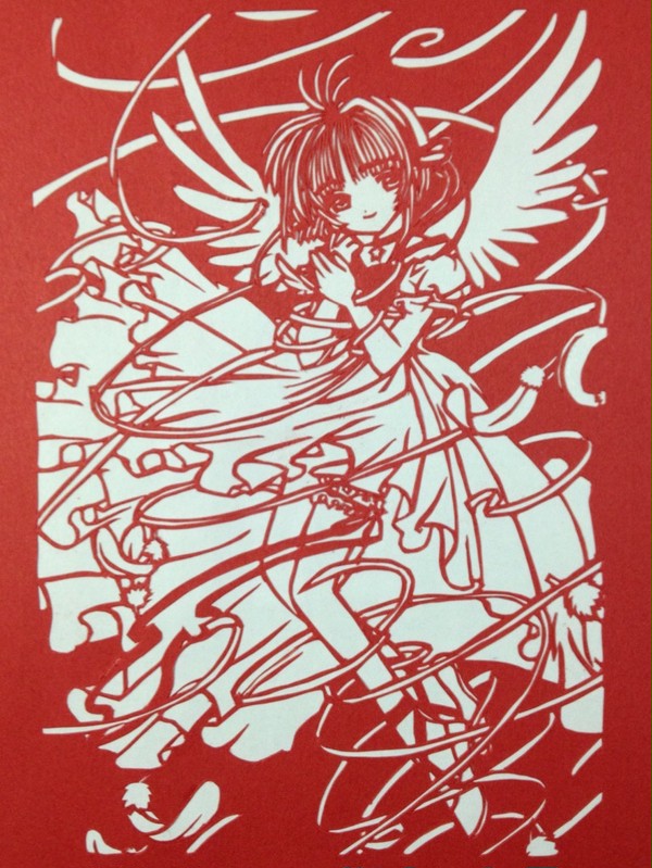 【切り絵】　カードキャプターさくら