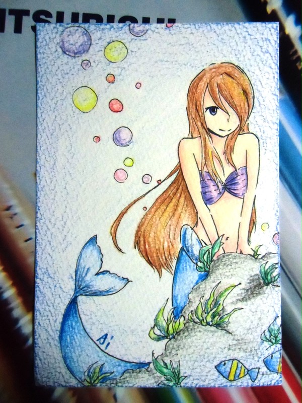人魚描いてみた　１