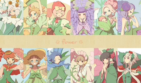 花の擬人化