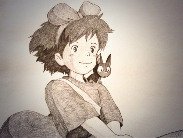 【模写】Kiki'sDeliveryService 魔女の宅急便