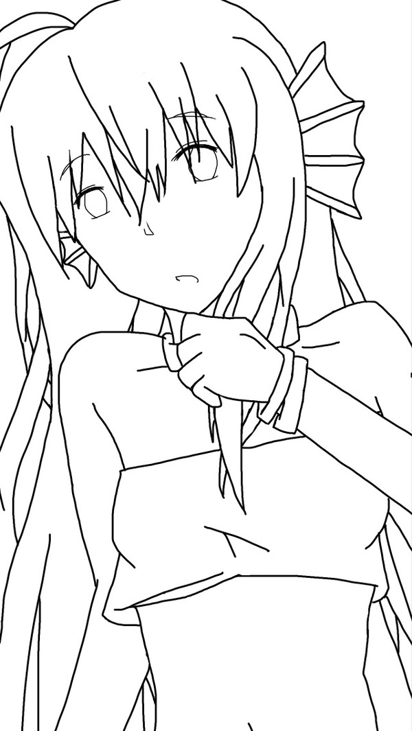 セリリたん線画