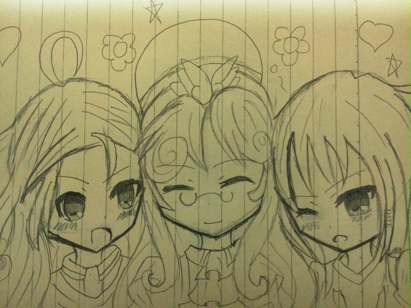 友達の好きなキャラで描いてみました