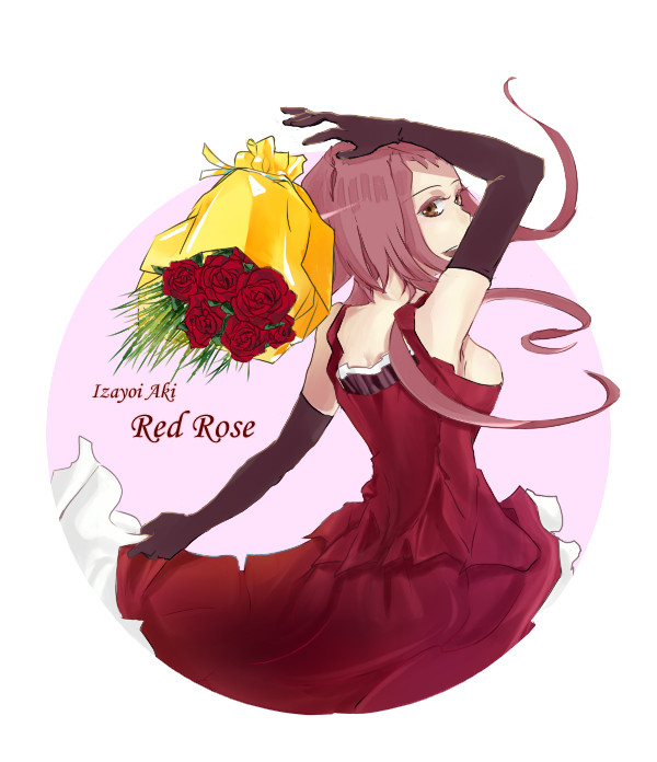 十六夜アキ with Red Rose