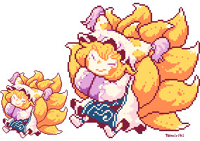 ドット絵とポップアップカード