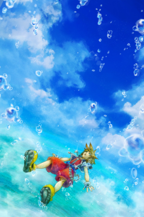 空に沈む