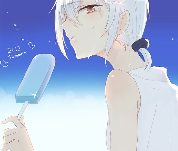 暑い百合子ちゃん
