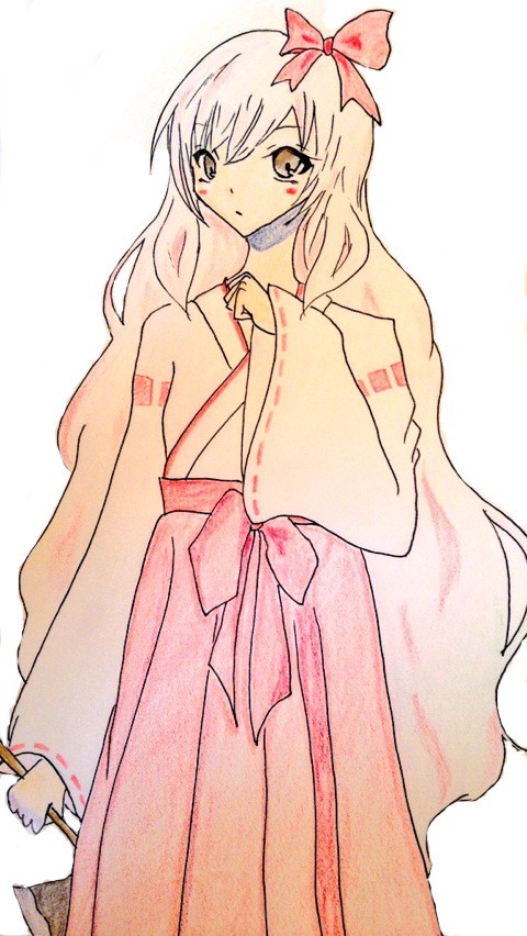 巫女コスMAYUちゃん♡