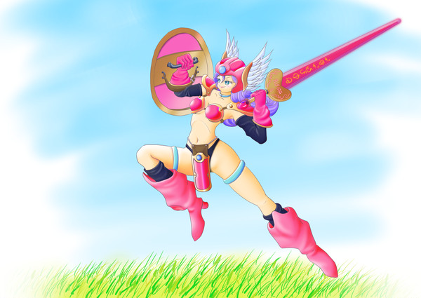 女戦士!