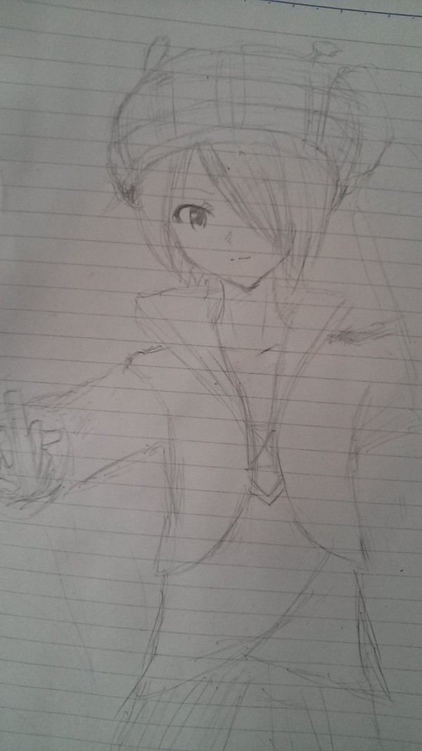 たまには自キャラを描いてみる