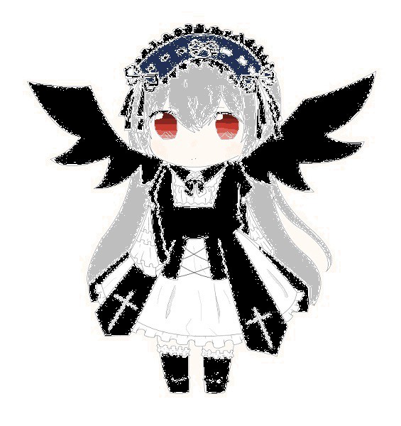 （クレヨンっぽく)塗りました～　