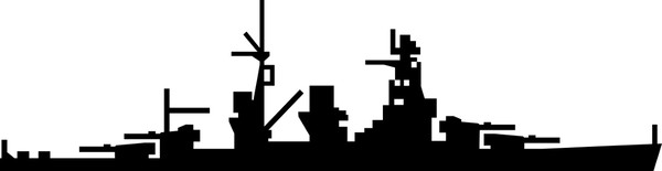 ポワンポワンしてる艦影（簡略版）
